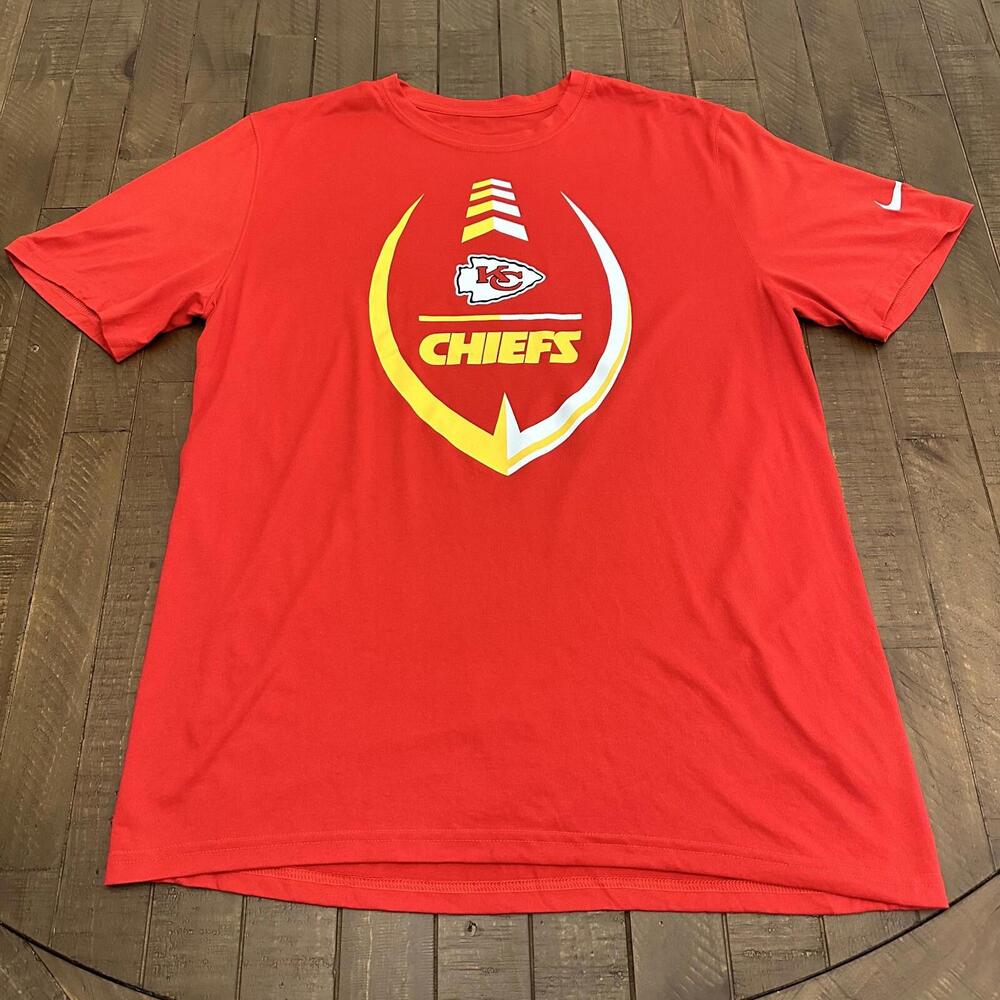 NWT Nike Kansas City Chiefs Football Dri-Fit T-Shirt Size Men's Large